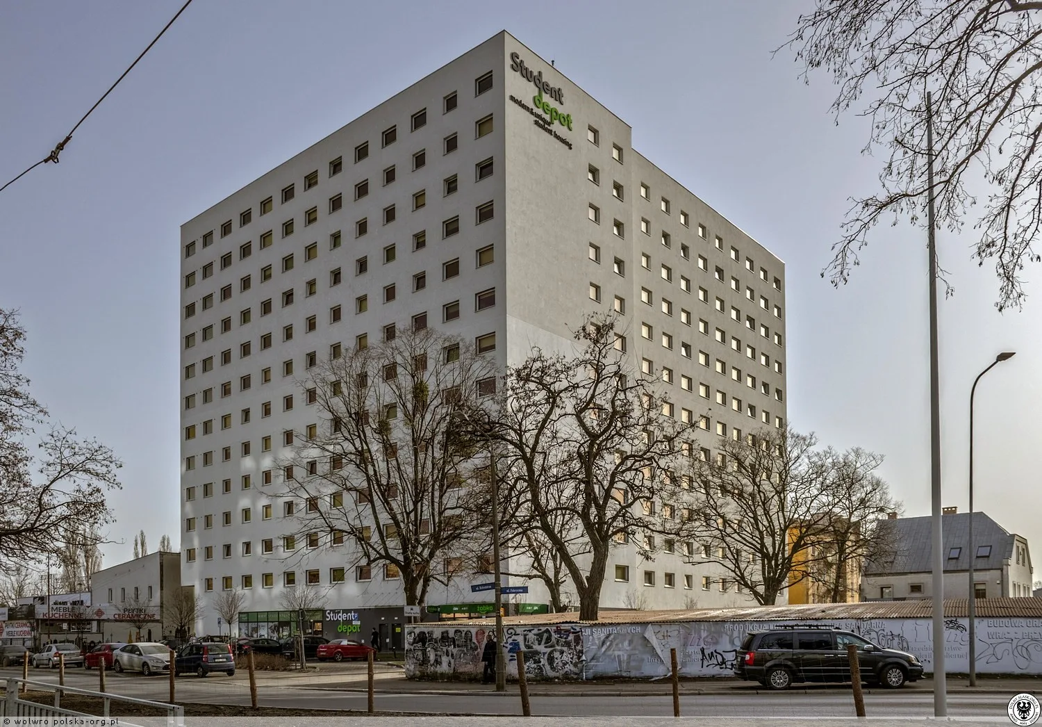 Budynek Student Depot przy ulicy Robotniczej we Wrocławiu